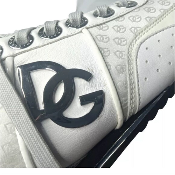 Dolce & Gabbana Shoes Men\'s Size 7 Leather White~Cream~Platinum~Silver main image 5